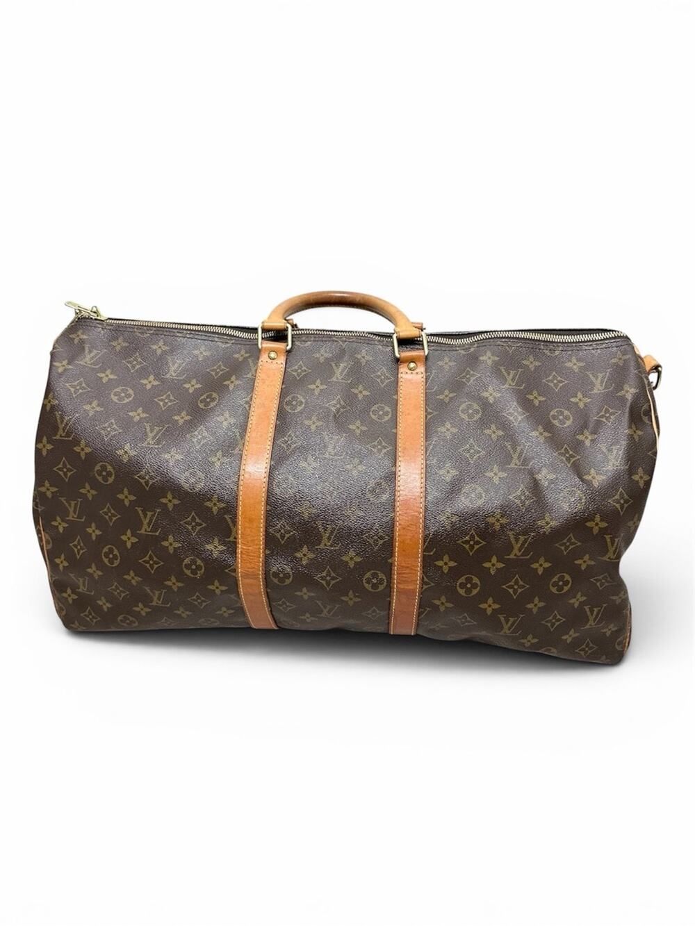 Louis Vuitton Keepall Bandouliere 55 Monogram Duffel Travel Bag